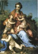 Andrea del Sarto Charity (mk05) oil on canvas